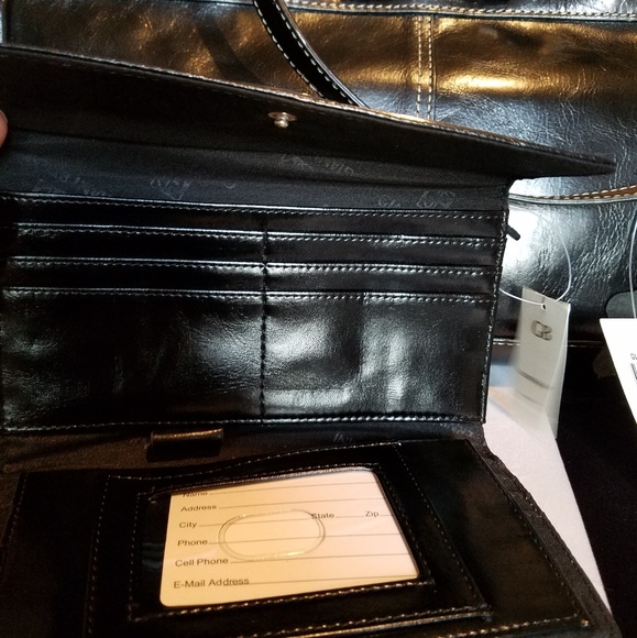 NWT Giani Bernini Glazed Tote Bag w/ Wallet - Picture 3 of 8